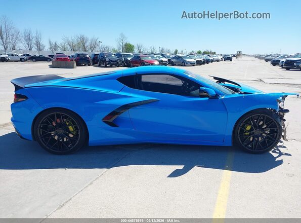 1G1YA2D47M5120520 2021 CHEVROLET CORVETTE Blue Панорамний вид салону 360°