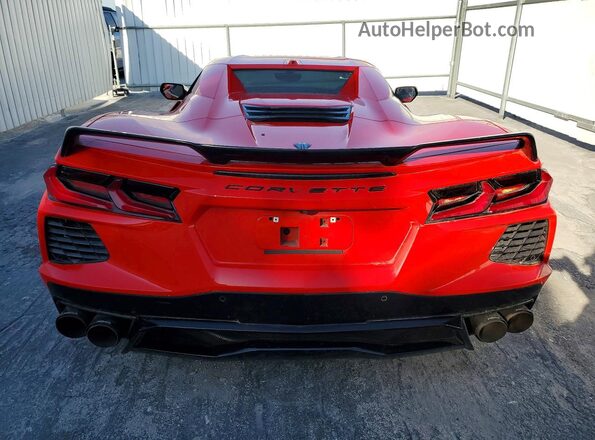 1G1YA3D40N5121208 2022 CHEVROLET CORVETTE Red Вид ззаду