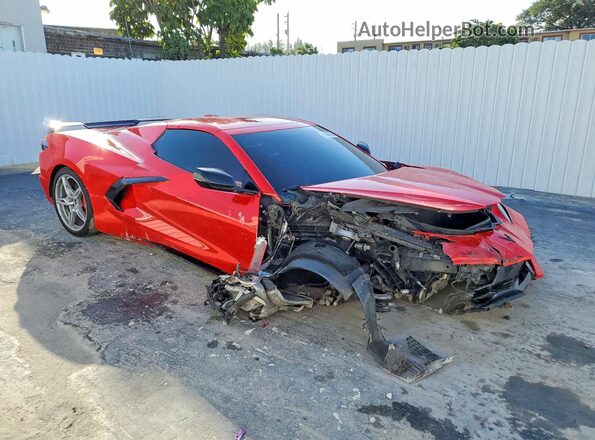 1G1YA3D40N5121208 2022 CHEVROLET CORVETTE Red Передня права чверть