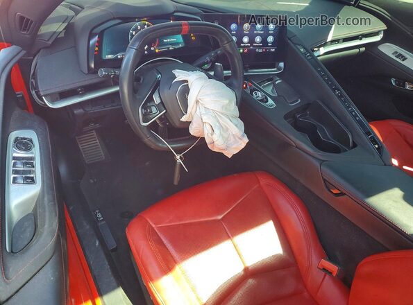 1G1YA3D40N5121208 2022 CHEVROLET CORVETTE Red Вид панелі приладів