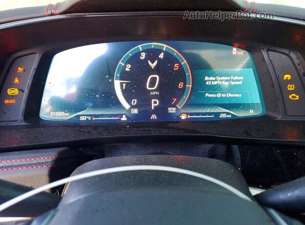 1G1YA3D40N5121208 2022 CHEVROLET CORVETTE Red Вид щитка приладів