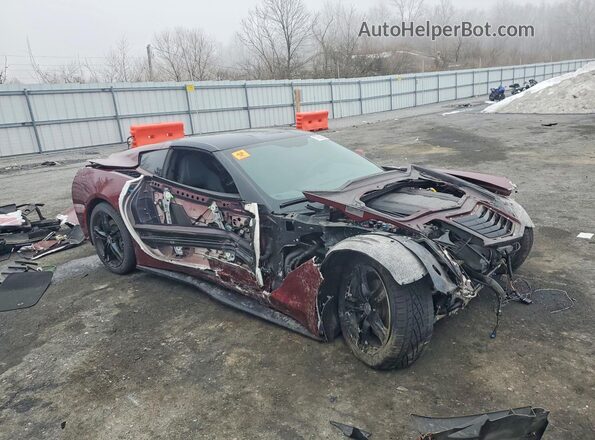1G1YB2D75G5108975 2016 CHEVROLET CORVETTE Burgundy Przód prawy