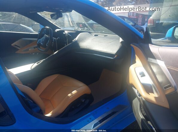 1G1YB3D40M5117476 2021 CHEVROLET CORVETTE Blue Front interior view