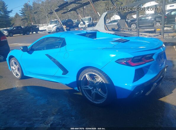 1G1YB3D40M5117476 2021 CHEVROLET CORVETTE Blue 360 interior view