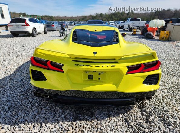1G1YC2D41P5126523 2023 CHEVROLET CORVETTE Yellow Widok z tyłu