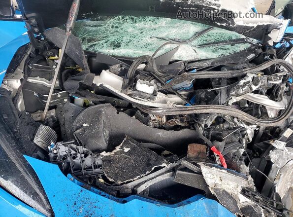 1G1YC2D42M5125571 2021 CHEVROLET CORVETTE Blue Rear interior view