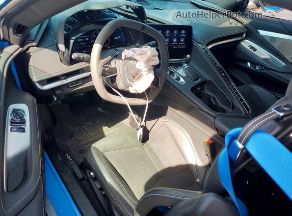 1G1YC2D42M5125571 2021 CHEVROLET CORVETTE Blue Dashboard view