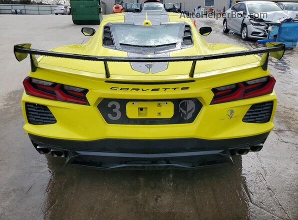 1G1YC2D43N5100132 2022 CHEVROLET CORVETTE Yellow უკანა ხედი