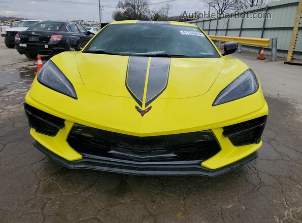 1G1YC2D43N5100132 2022 CHEVROLET CORVETTE Yellow წინა ხედი