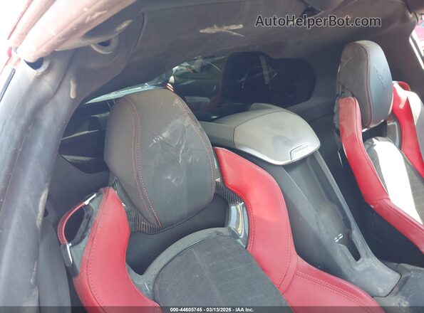 1G1YC2D46P5133368 2023 CHEVROLET CORVETTE Red Widok naklejki z numerem VIN