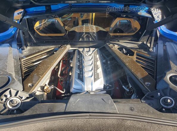1G1YC2D46R5114127 2024 CHEVROLET CORVETTE Blue უკანა სალონის ხედი