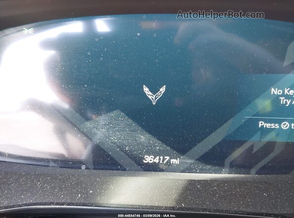1G1YC2D47N5121503 2022 CHEVROLET CORVETTE Black Vista de los asientos traseros