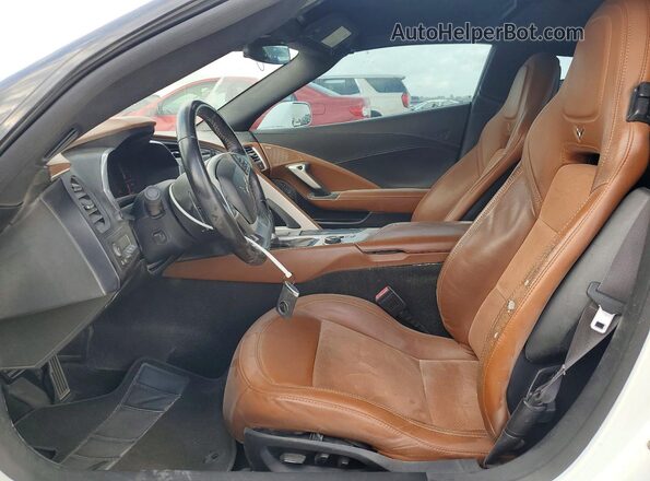 1G1YM2D76G5117260 2016 CHEVROLET CORVETTE White წინა სალონის ხედი