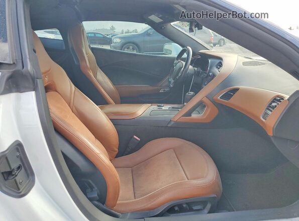 1G1YM2D76G5117260 2016 CHEVROLET CORVETTE White უკანა სავარძლების ხედი