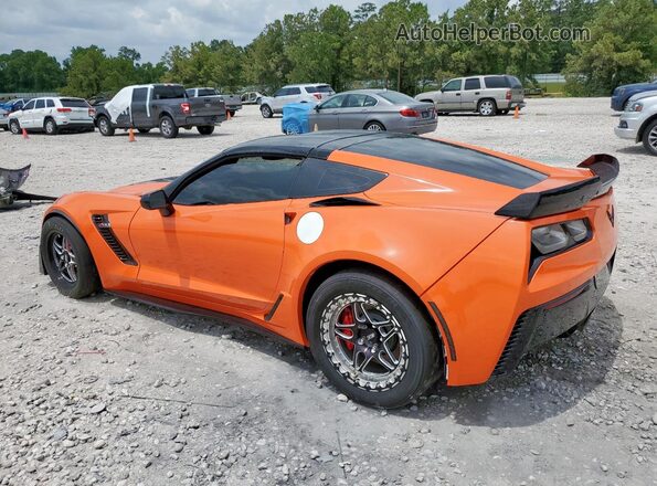 1G1YU2D6XG5605022 2016 CHEVROLET CORVETTE Orange Tył lewy