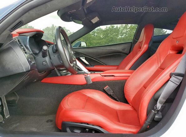 1G1YU2D6XG5605022 2016 CHEVROLET CORVETTE Orange Widok wnętrza z przodu