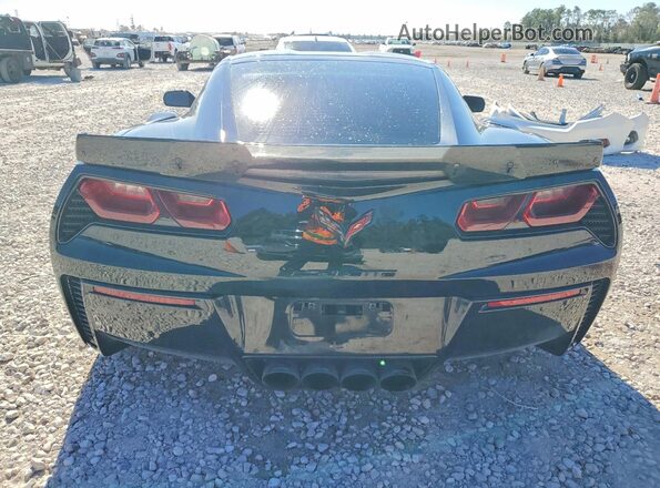 1G1YY2D78K5109870 2019 CHEVROLET CORVETTE Black Widok z tyłu