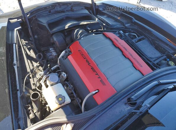 1G1YY2D78K5109870 2019 CHEVROLET CORVETTE Black Widok wnętrza z tyłu
