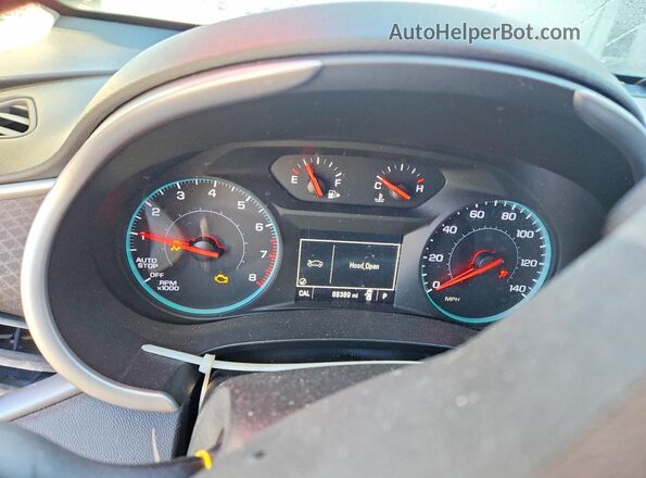 1G1ZB5ST0HF103099 2017 CHEVROLET MALIBU Серый Вид щитка приборов