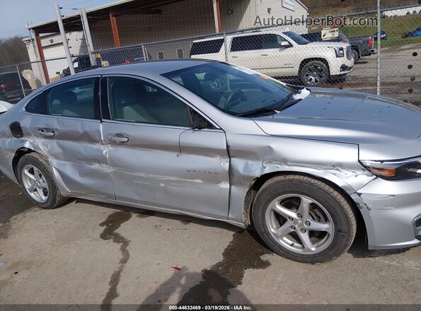 1G1ZB5ST0JF186510 2018 CHEVROLET MALIBU Серебряный Вид спереди