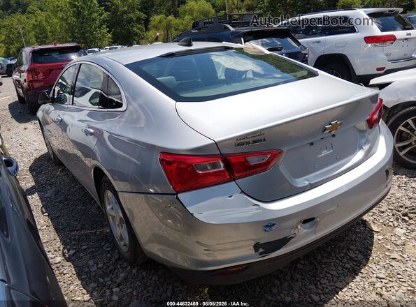 1G1ZB5ST0JF186510 2018 CHEVROLET MALIBU Серебряный Задняя левая четверть