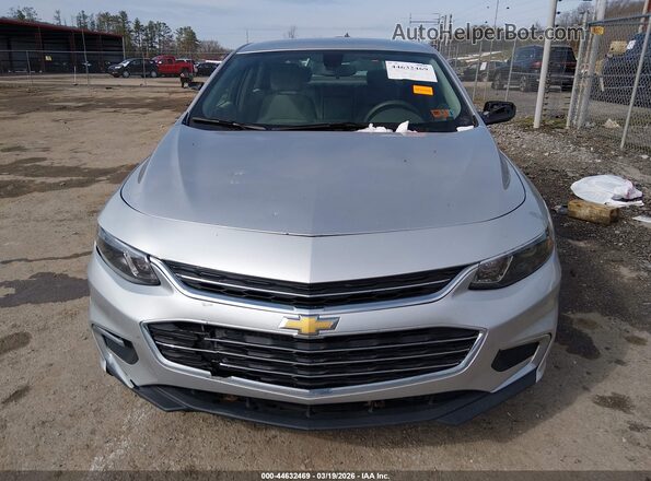 1G1ZB5ST0JF186510 2018 CHEVROLET MALIBU Серебряный Вид щитка приборов