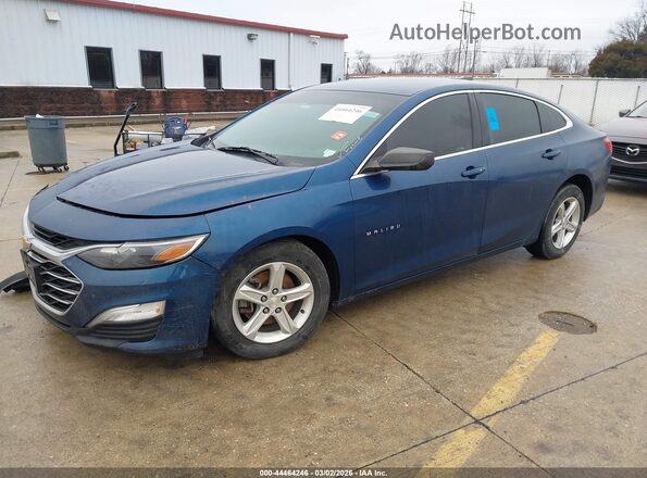 1G1ZB5ST0KF214629 2019 CHEVROLET MALIBU Blue წინა მარცხენა ხედი სამი მეოთხედიდან