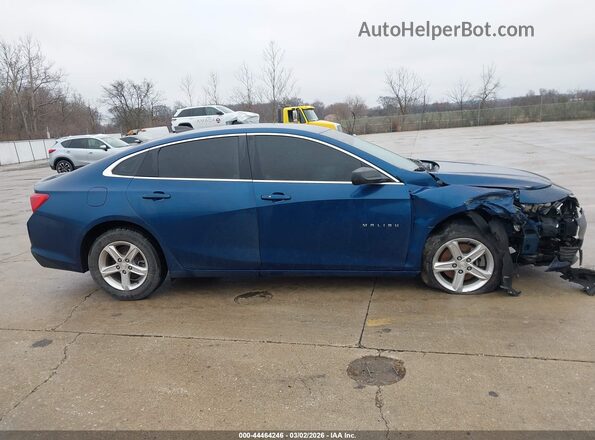 1G1ZB5ST0KF214629 2019 CHEVROLET MALIBU Blue უკანა სალონის ხედი
