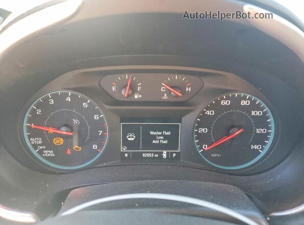 1G1ZB5ST1LF155270 2020 CHEVROLET MALIBU Blue ხელსაწყოთა პანელის ხედი