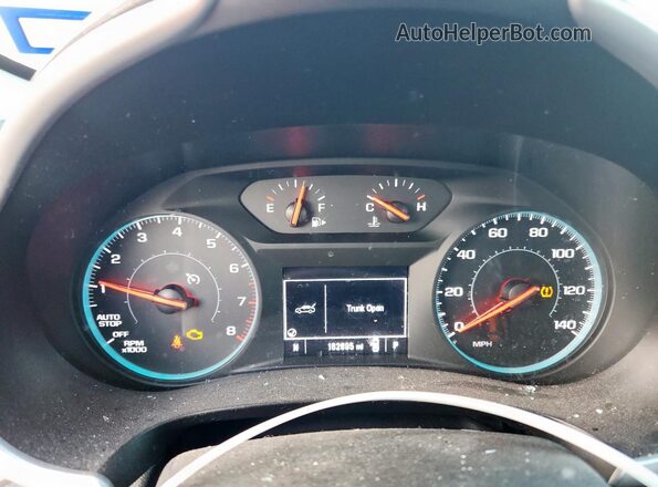 1G1ZB5ST4JF175235 2018 CHEVROLET MALIBU White Widok zestawu wskaźników