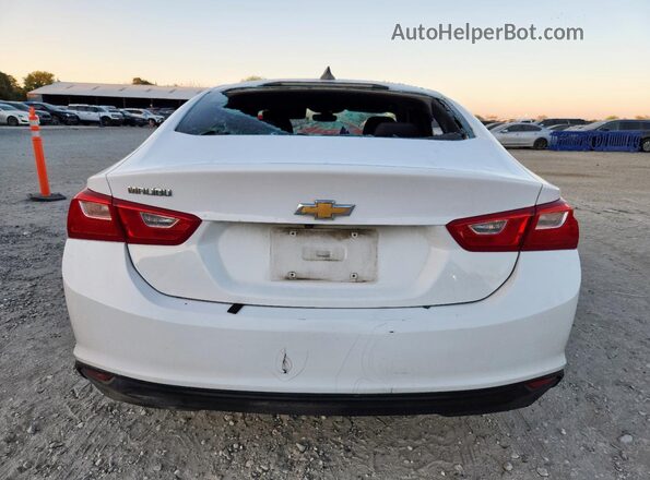 1G1ZB5ST4JF175235 2018 CHEVROLET MALIBU White Widok z tyłu