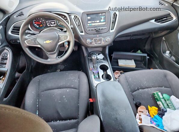 1G1ZB5ST4JF175235 2018 CHEVROLET MALIBU White Widok deski rozdzielczej