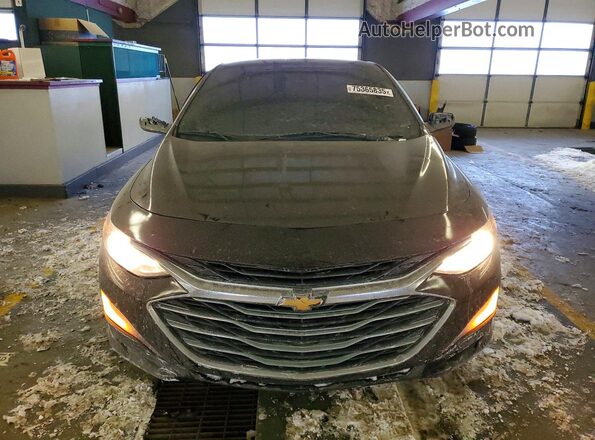 1G1ZB5ST7MF054784 2021 CHEVROLET MALIBU Maroon წინა ხედი