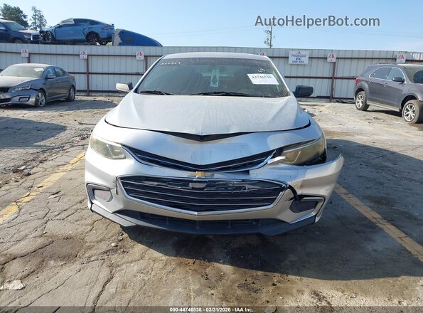 1G1ZB5ST8JF163623 2018 CHEVROLET MALIBU Silver ხელსაწყოთა პანელის ხედი