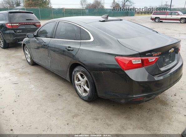 1G1ZB5ST9HF252210 2017 CHEVROLET MALIBU Черный Задняя левая четверть
