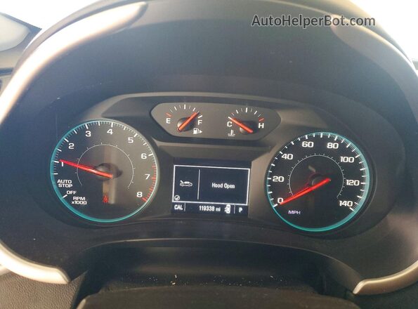 1G1ZC5ST1MF088071 2021 CHEVROLET MALIBU White ხელსაწყოთა პანელის ხედი