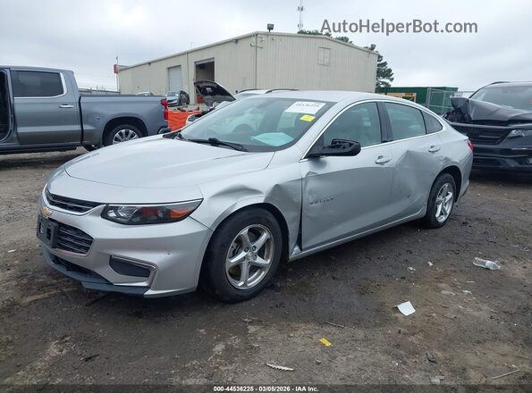 1G1ZC5ST2JF286895 2018 CHEVROLET MALIBU Silver Widok z przodu
