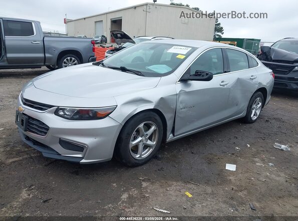 1G1ZC5ST2JF286895 2018 CHEVROLET MALIBU Silver Przód lewy