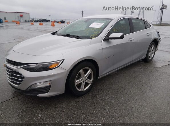 1G1ZC5ST5KF176537 2019 CHEVROLET MALIBU Silver Передня ліва чверть