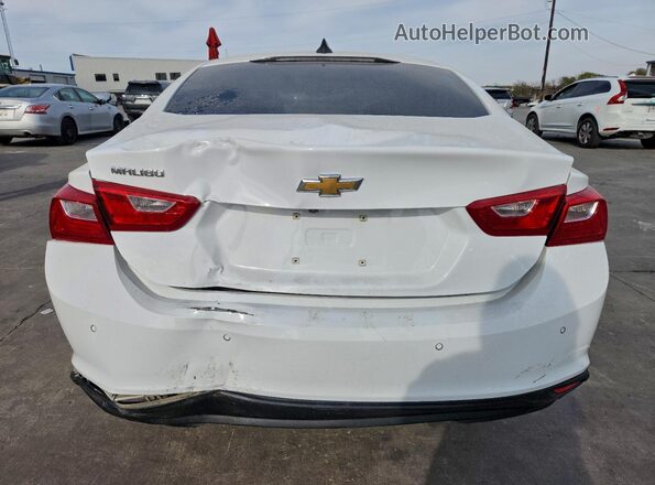 1G1ZC5ST7MF088382 2021 CHEVROLET MALIBU White Widok z tyłu