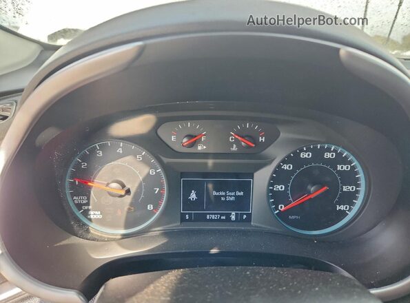 1G1ZC5ST7MF088382 2021 CHEVROLET MALIBU White Widok zestawu wskaźników