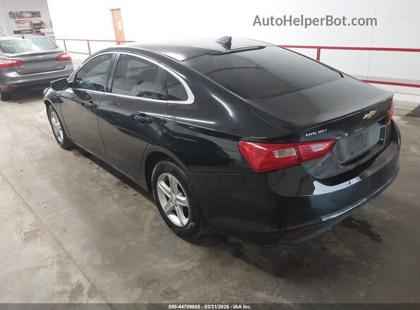 1G1ZC5ST9KF208776 2019 CHEVROLET MALIBU Черный Задняя левая четверть