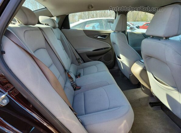 1G1ZC5ST9MF084687 2021 CHEVROLET MALIBU Brown Rear seats view