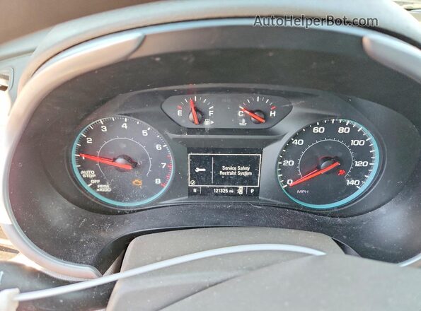 1G1ZC5ST9MF084687 2021 CHEVROLET MALIBU Brown Instrument cluster view