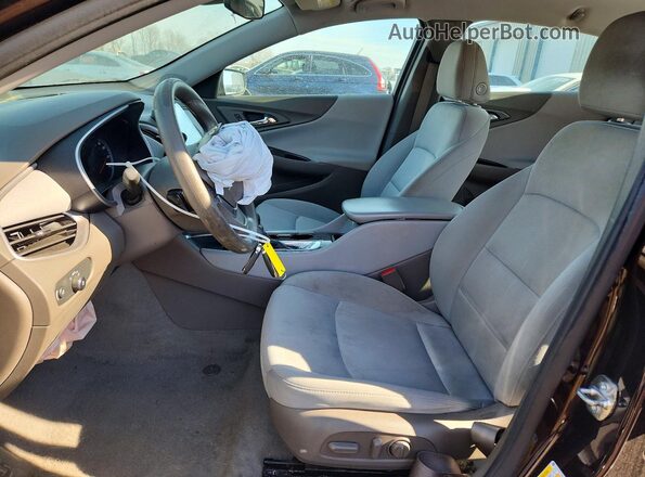 1G1ZC5ST9MF084687 2021 CHEVROLET MALIBU Brown Front interior view