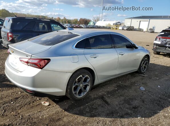 1G1ZD5ST0MF020714 2021 CHEVROLET MALIBU Silver Հետևի աջ