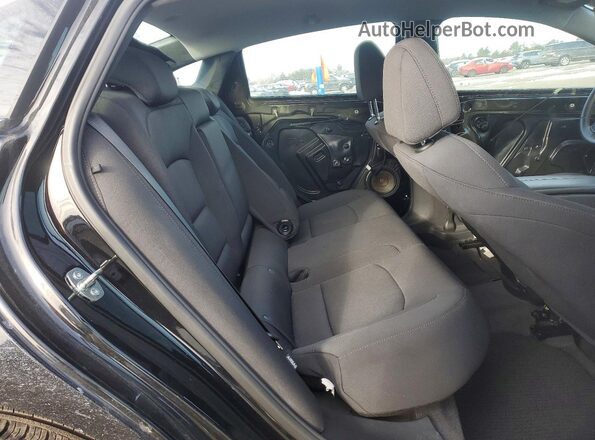 1G1ZD5ST0MF032801 2021 CHEVROLET MALIBU Black Rear seats view