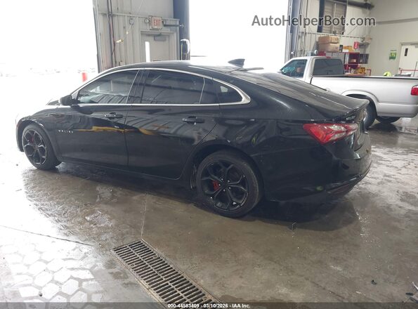 1G1ZD5ST0MF061067 2021 CHEVROLET MALIBU Black Trasero izquierdo