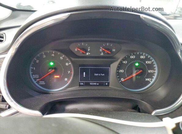 1G1ZD5ST0MF070433 2021 CHEVROLET MALIBU Silver Սարքավորումների վահանակի տեսք