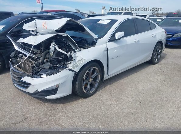 1G1ZD5ST0MF073820 2021 CHEVROLET MALIBU White Առջևի ձախ երեք քառորդ տեսարան